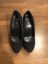 Scarpe tacco 12 in pelle nera