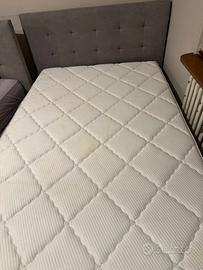 Letto contenitore Piazza mezza + materasso emiflex
