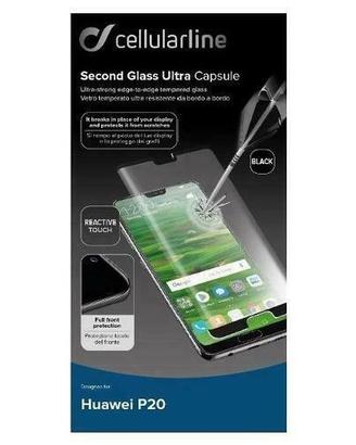 Cellular line second glass ultra capsule black
