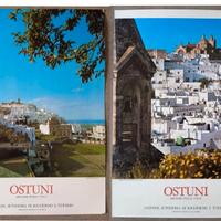 OSTUNI Set Lotto 4 Manifesti Vintage cm 70 x 50