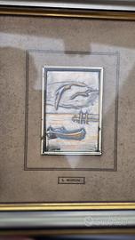 Quadro Argento 925 L. Moroni – Rilievo con cornice