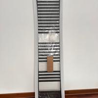 Radiatore da bagno 400x1500 mm nero opaco