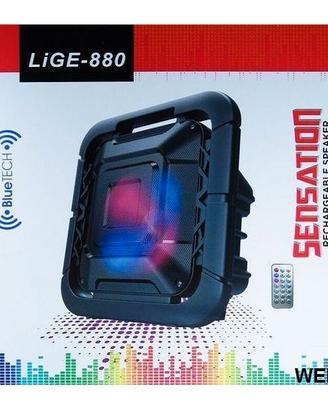 CASSE AUDIO STEREO BLUETOOTH LIGE 880 CON TELECOM.
