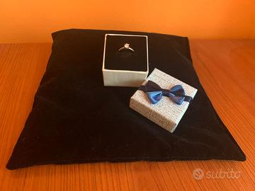 Anello solitario con diamante