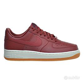 NIKE AIR FORCE 1'07 381/2 ROSSO CAYENNE