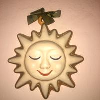 Formella Sole THUN originale vintage (da parete)