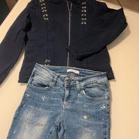 Jeans + Maglia Liu Jo Bambina 6-12 anni