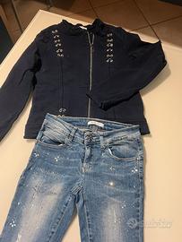 Jeans + Maglia Liu Jo Bambina 6-12 anni
