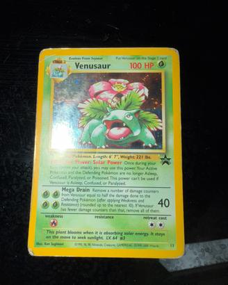 Venusaur promo carta pokemon
