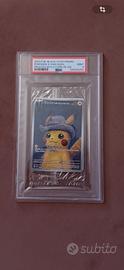 Pikachu with Grey Felt Hat (Van Gogh) psa9 sealed
