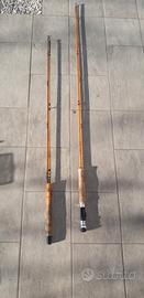 Canne pesca a mosca vintage 