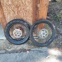 coppia cerchi KTM 18 21 