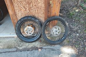 coppia cerchi KTM 18 21 