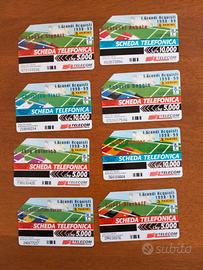 carte telefoniche a tema sportivo 