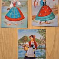 Cartoline costumi regionali