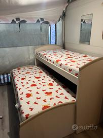 Letto doppio estraibile