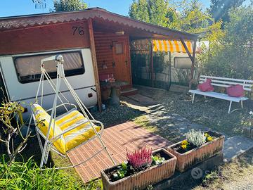 Casetta semi mobile in campeggio a Rubiana