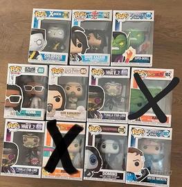 funko pop star wars, marvel, dragom ball ecc
