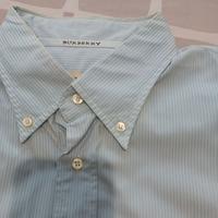 Camicia da uomo celeste Burberry XXXL