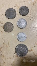 Monete lira epoca Vittoriana anni 39/40/41/42