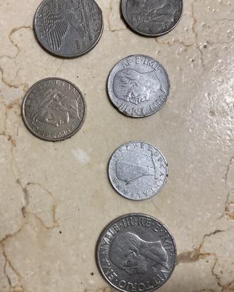 Monete lira epoca Vittoriana anni 39/40/41/42