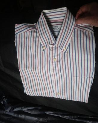 Camicia da uomo, marca Boggi, a righe blue e rosse