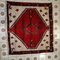 TAPPETO GABBEH in KASHMERE ANNODATO A MANO 90x100