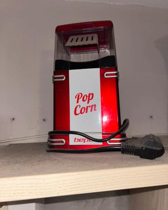 bepper pop corn macchina elettrica, con filo rosso