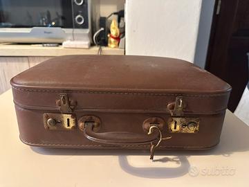 Valigia anni 50/60 con chiave originale