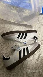 adidas Originals SAMBA OG Bianco/Grigio Taglia 41