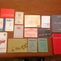 Libretti uso e manutenzione / officina auto epoca