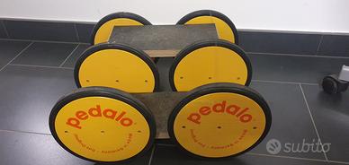 Pedalo Classic originale – 6 ruote – Made in Germa