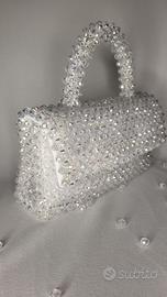 Borsa di perle di vetro