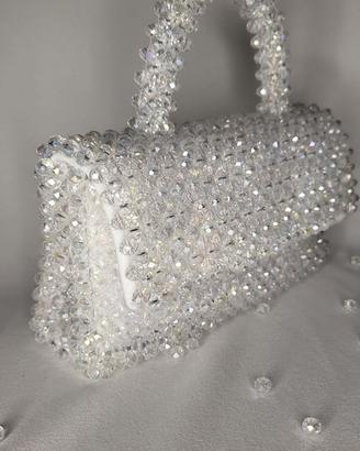 Borsa di perle di vetro