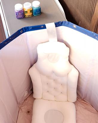 Vasca da bagno portatile pieghevole autoportante