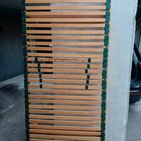 Rete a doghe e materasso 210 x 100 cm