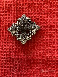 Spilla o ciondolo Vintage a forma di croce