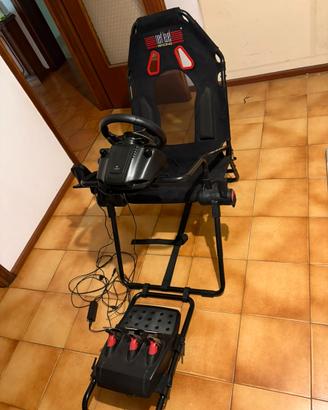 Postazione sim-racing richiudibile