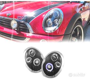 FARI PER MINI COOPER 01-06 OCCHI ANGELI NERI