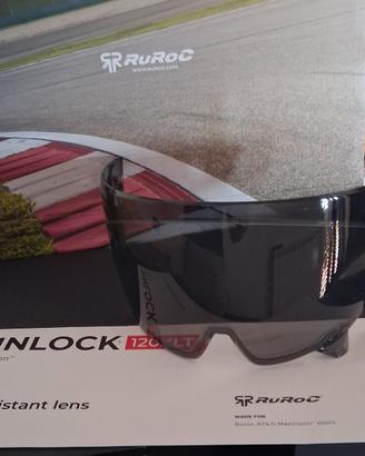 ruroc visiera black + pinlock 120ltd