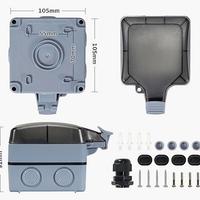 Presa esterna impermeabile IP66 da muro