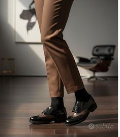 Scarpe Oxford Donna Soft vera pelle 