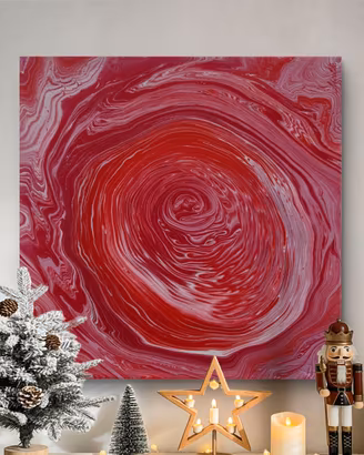 Quadro Astratto acrilico Fluid Art 40x40cm Moderno