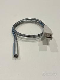 Mini Lampada LED USB flessibile - Luce da lettura