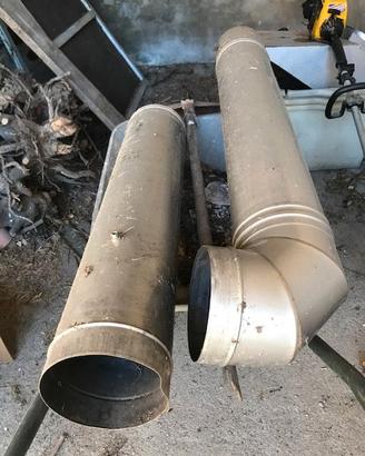 Tubi scarico fumi inox diam. 200