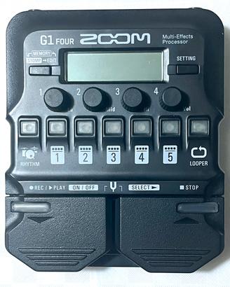 Pedaliera multieffetto per chitarra Zoom G1 Four