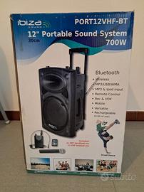 Cassa portatile Ibiza Sound 12" 700w