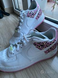 Air Force 1 leopardate rosa