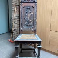 Sedia antica da restauro