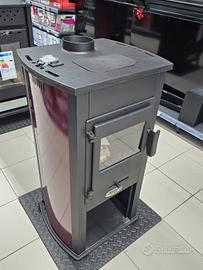 Stufa a Legna Ventilata 9kw Pietra Refrattaria New